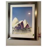 Watercolor painting of Sydney Opera House