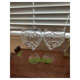 Pair of Waterford glasses