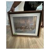 Framed G Harvey print