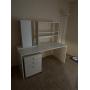 White IKEA style desk