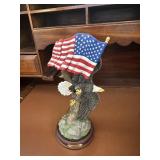 Bradford Eagle w flag