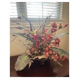 Faux floral decor