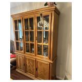 Wooden china cabinet