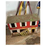 Vintage metal doll house