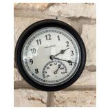 Clock and thermometer