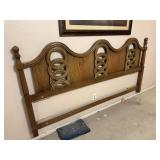 King size wooden headboard