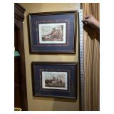 Misc framed Fox Hunters prints