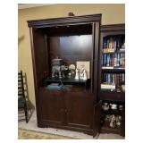 Entertainment cabinet w/bookshelves only