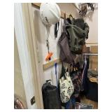 MIsc contents of hall closet