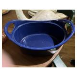 Rachael Ray Blue dish w/handles