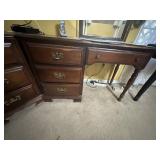Wooden vanity/desk