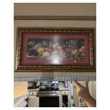 Large wood frame print