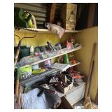Misc contents of shed wall
