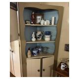 6ft + Wooden corner cabinet