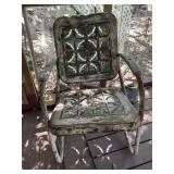 Vintage metal outdoor chair
