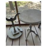 Pair of wood tables