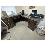 Wooden Corner desk