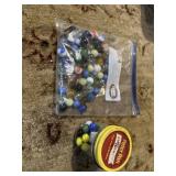 Misc glass marbles