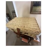 Large wicker picnic basket