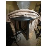 Round wooden table