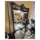Wood frame mirror