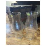 Large glass vases