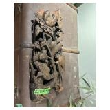 Ornate wooden Bird carving