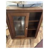 Glass door cabinet