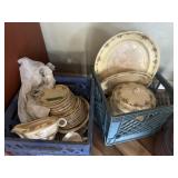 Unmarked old Dish set