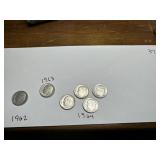 MIsc US Silver Roosevelt dimes