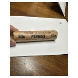 Canadian roll of pennies