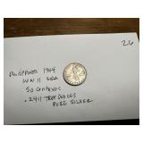 1944 Phillipinas WWll US 50 cent