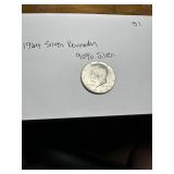 1964 90% Silver Kennedy