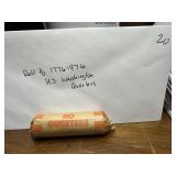 Roll of 1776-1976 US Washington quarters