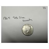 1964 90% Silver Kennedy half