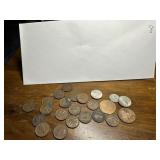 Misc lot of Foreign coins