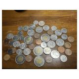 Misc lot of Foreign coins