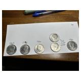 Misc lot of Kennedy half dollars