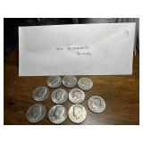 MIsc 1776-1976 Kennedy half dollars