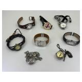 Eight Quartz Watches, Non-Running