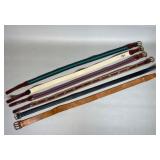 Men's Belts in Leather and Canvas