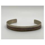 Mexican Mixed Metals Cuff Bracelet