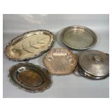 Silver-Plated Serving Trays