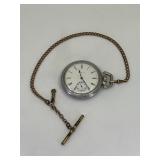 Elgin Pocket Watch with Chain