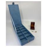 Reed & Barton Storage Box w/ Apple Tie Tack