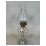 Opalescent Coin Spot Oil Lamp