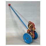 Vintage 1930s Gong Bell Co. Pull Toy