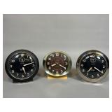 Three Westclox Big Ben Alarm Clocks