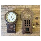 Two Wall Clocks for Restoration or Parts