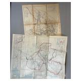 Two Maps of Africa Circa 1920 and 1939